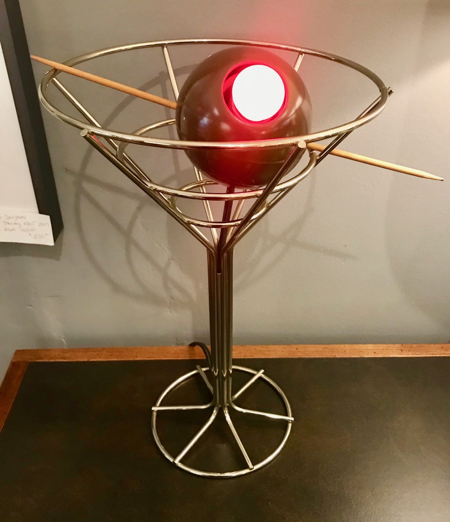 David Krys 1993 Martini Table Lamp Circa