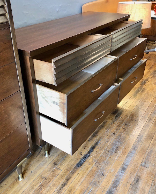 Mid Century Walnut Dresser by Basset Furniture Co.1960’s Circa