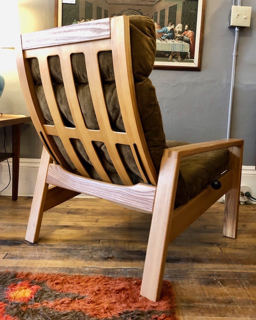 Vintage Reclining Lounge Chair by Design Environment 1970’s Circa