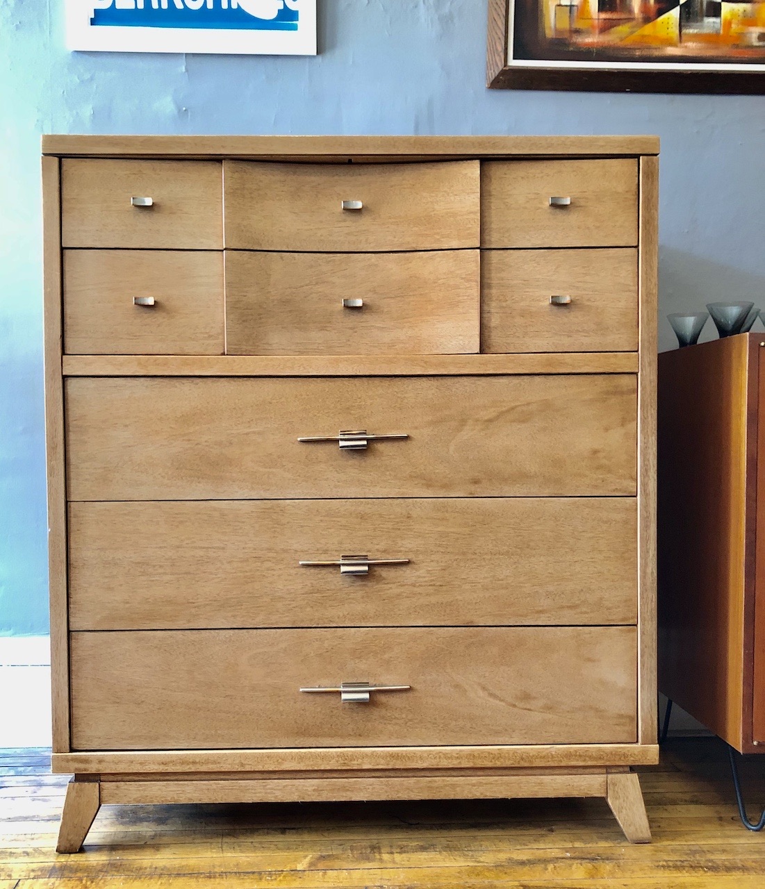 1950’s Tallboy Dresser by Hooker Furniture Circa