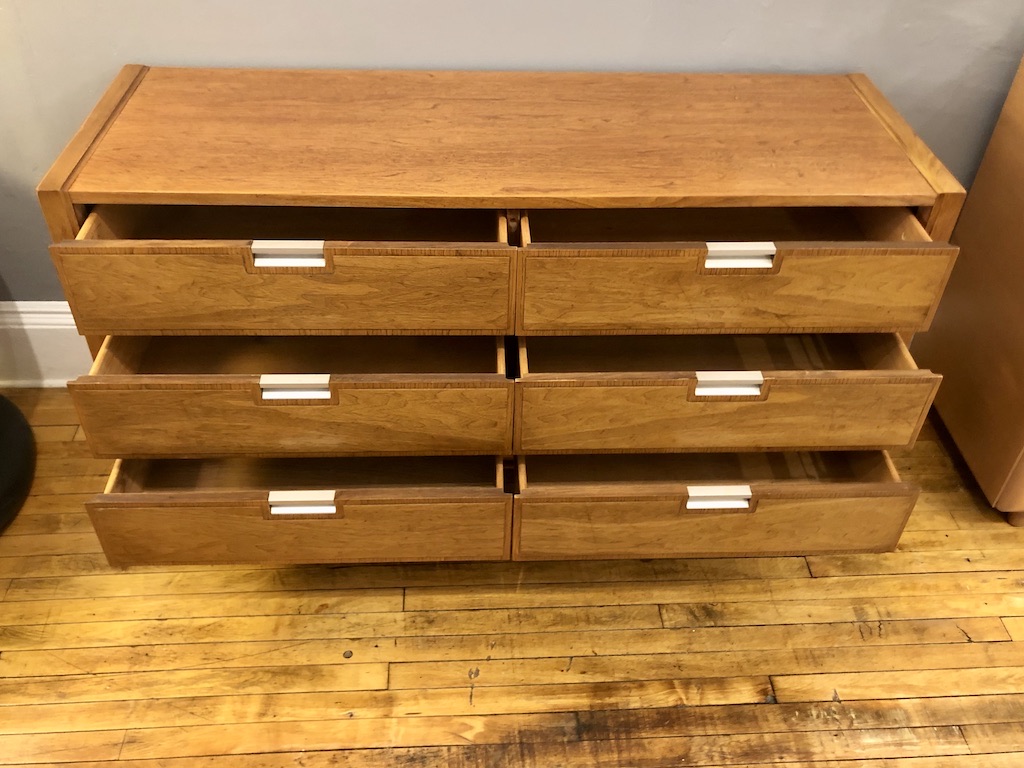 Mid Century 6 Drawer Lowboy by Basic Witz 1960’s Circa