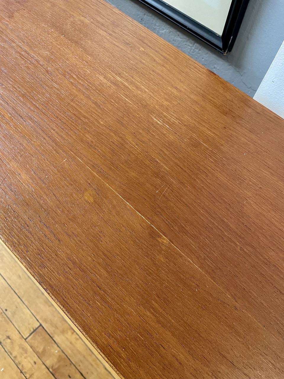 Vintage Long and Low Teak Bookcase from Denmark Circa