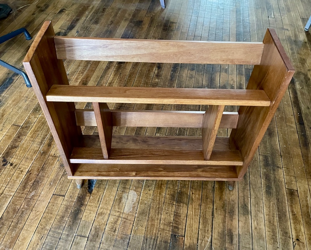 Mid Century Encyclopedia Bookcase Circa