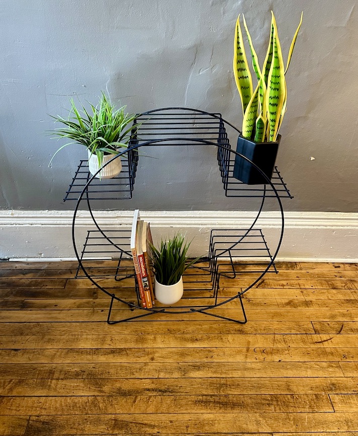Vintage Wire Plant Stand Circa