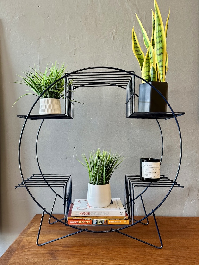 Vintage Wire Plant Stand Circa