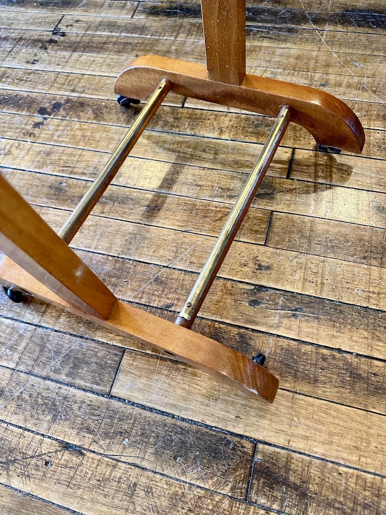 Mid Century Italian Rolling Valet Circa