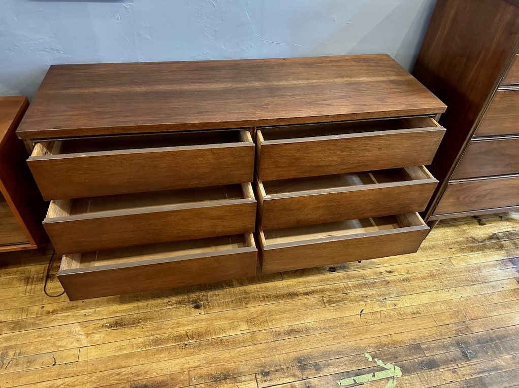 Mid Century Lowboy Dresser by Bassett Circa