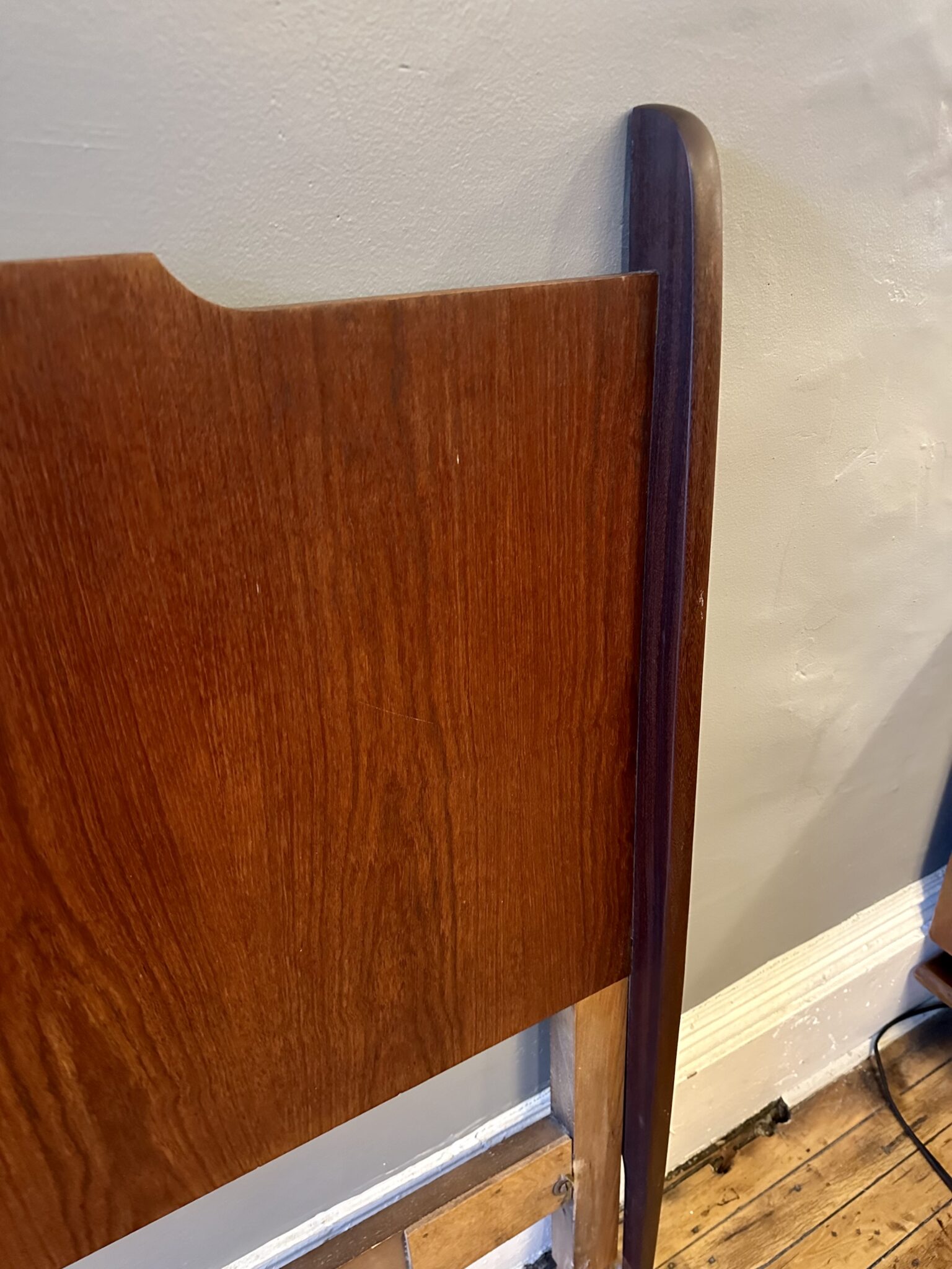 Scandinavian design Full Sized TEAK Headboard Circa