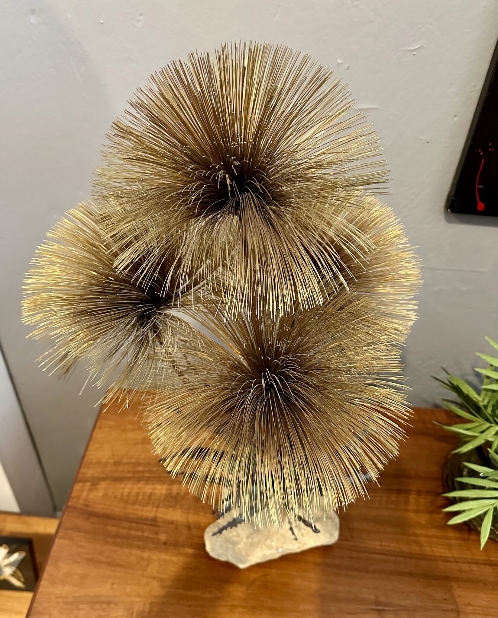 1960s Brutalist Copper & Brass Sculpture by John Steck Circa