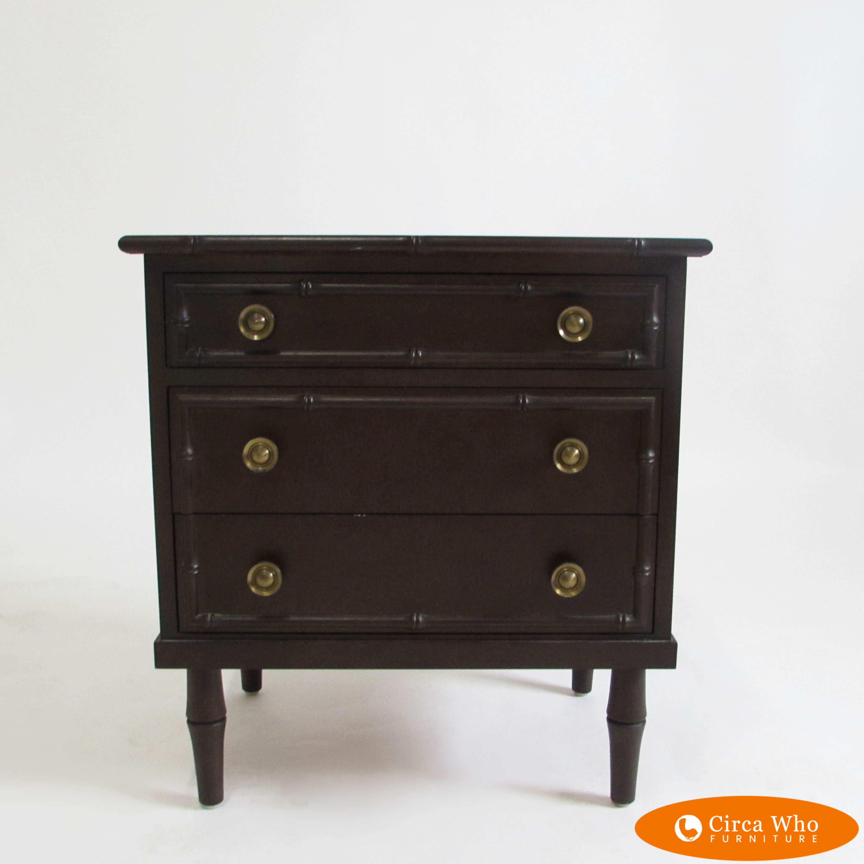 Faux Bamboo Nightstand Circa Who
