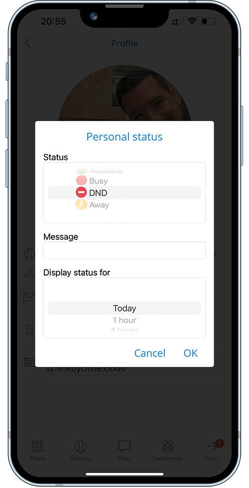 Communicator Mobile circle.cloud