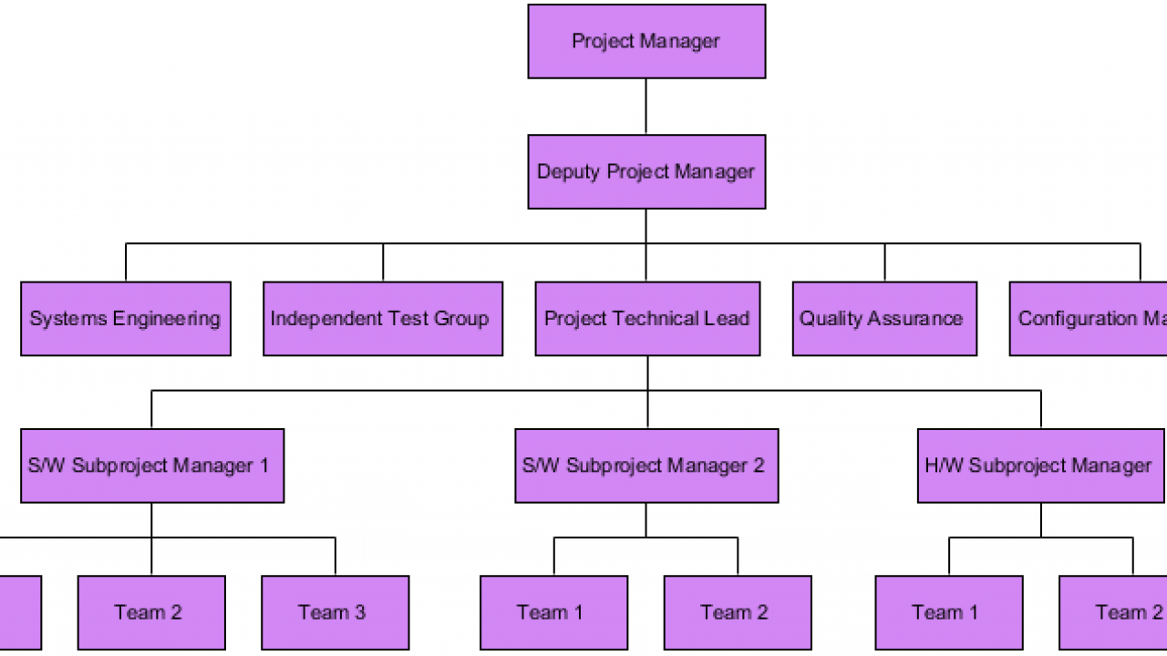 Project Team Organization Chart Example - vrogue.co