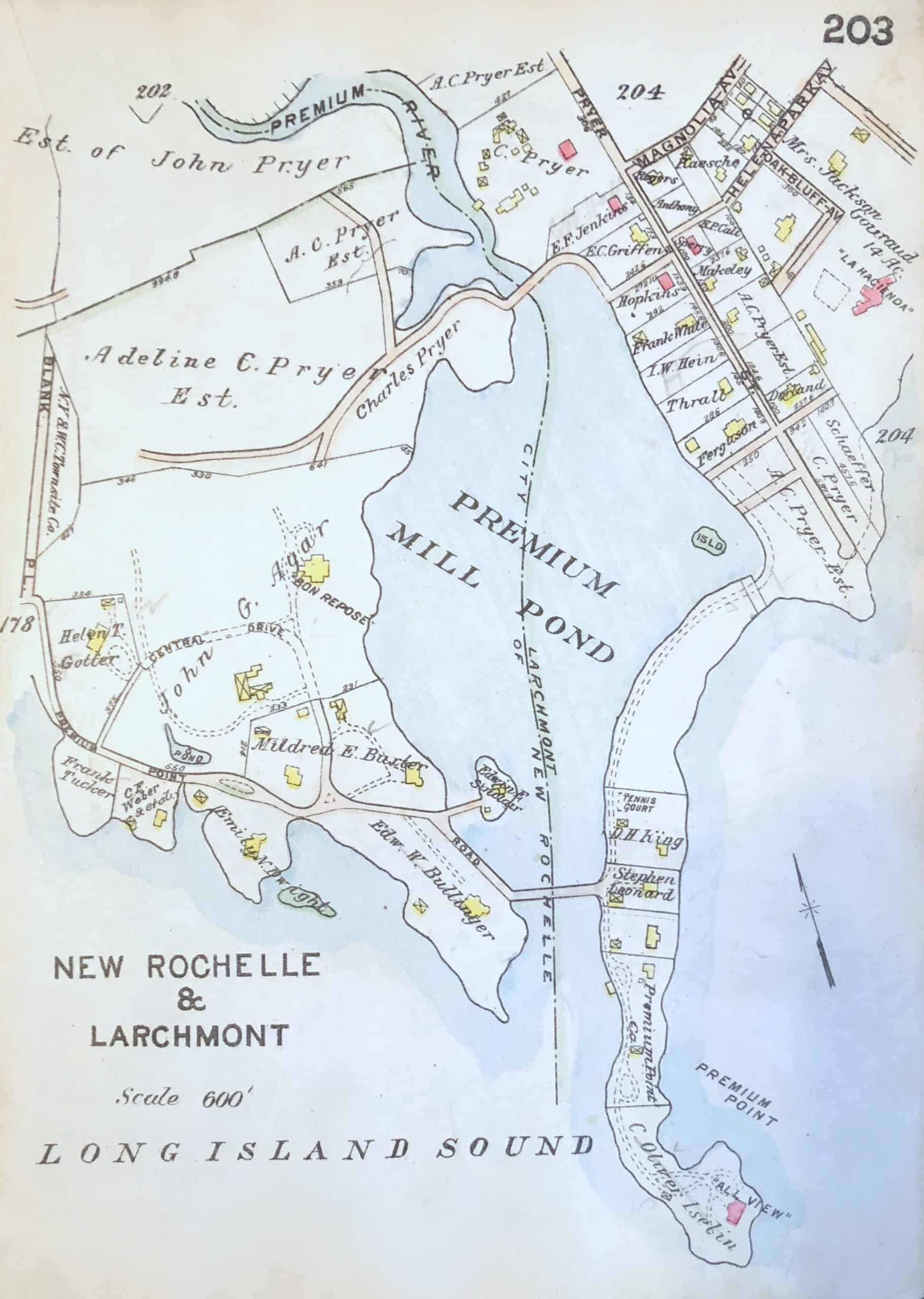 No. 4185 Larchmont, 1914 Circle 7 Framing