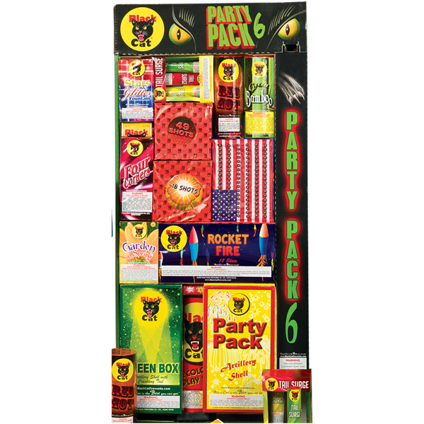 6 Party Pack Fireworks to Your Door