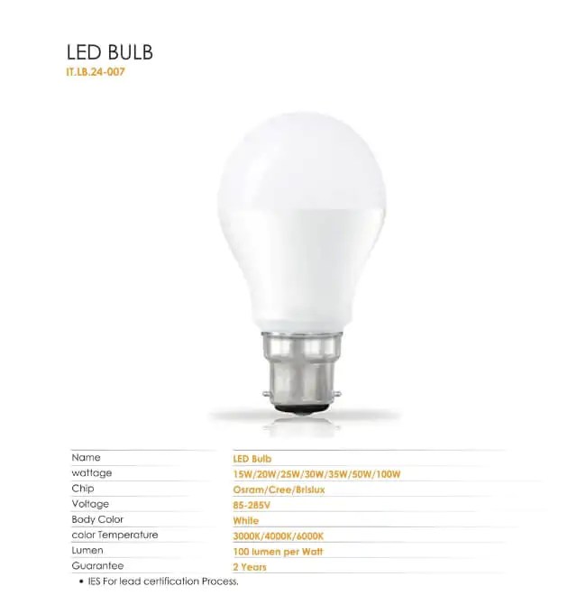 LED Bulb Price In Bangladesh