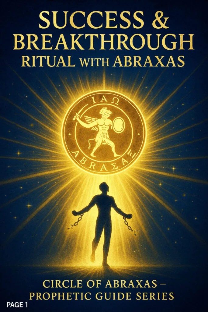 Success & Breakthrough Ritual with Abraxas Circle of Abraxar Seals