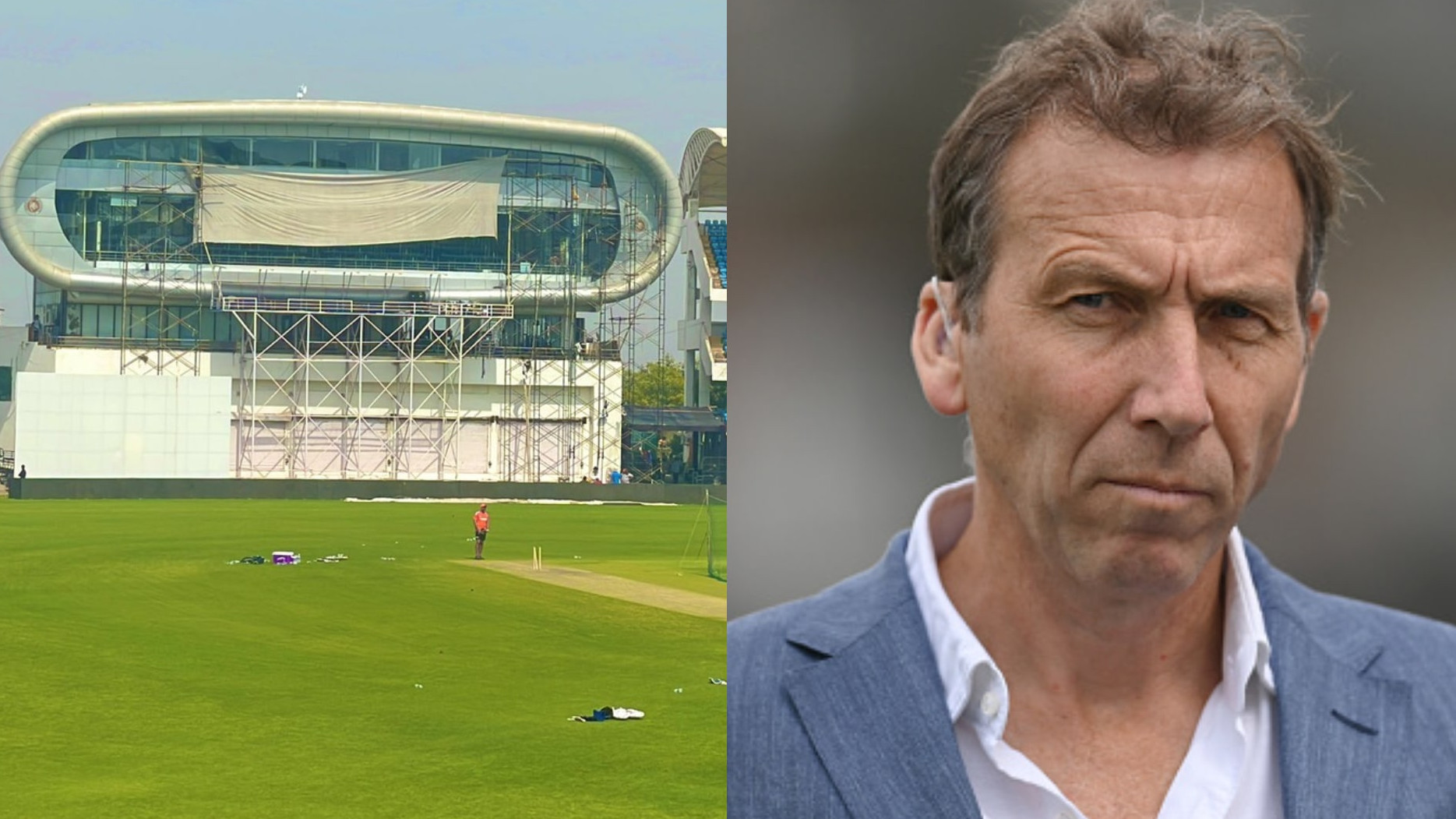 IND v ENG 2024 Michael Atherton unveils first look of pitch at Rajkot