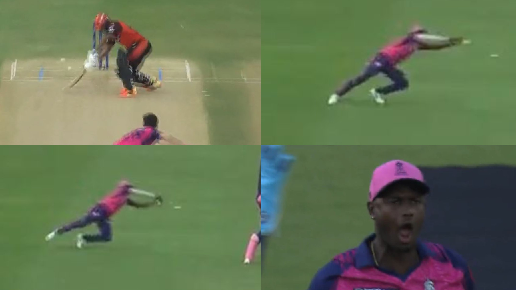 IPL 2023 WATCH Jason Holder takes a stunning diving catch in slips to