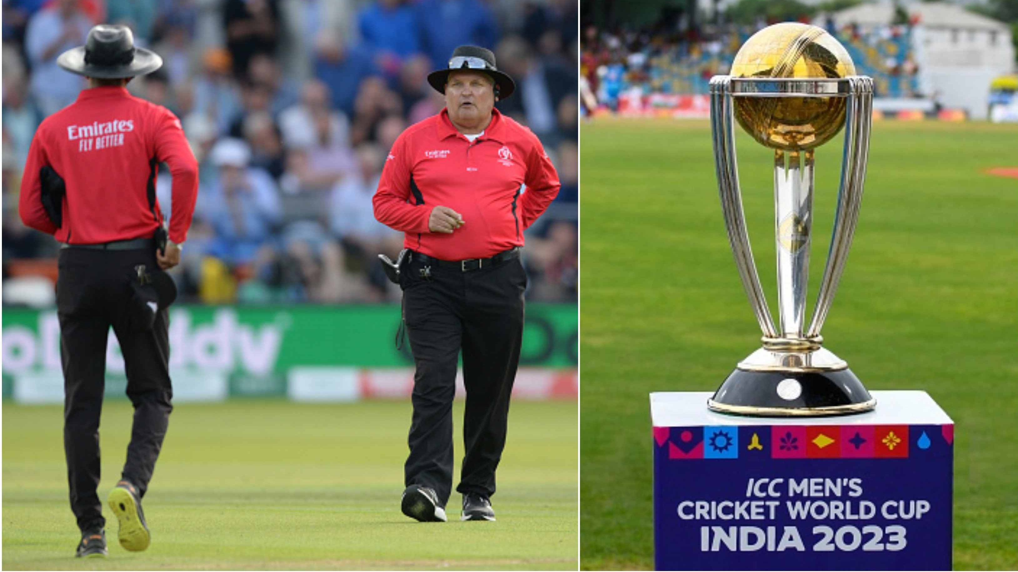 CWC 2023 ICC names umpires and match referees for league matches of