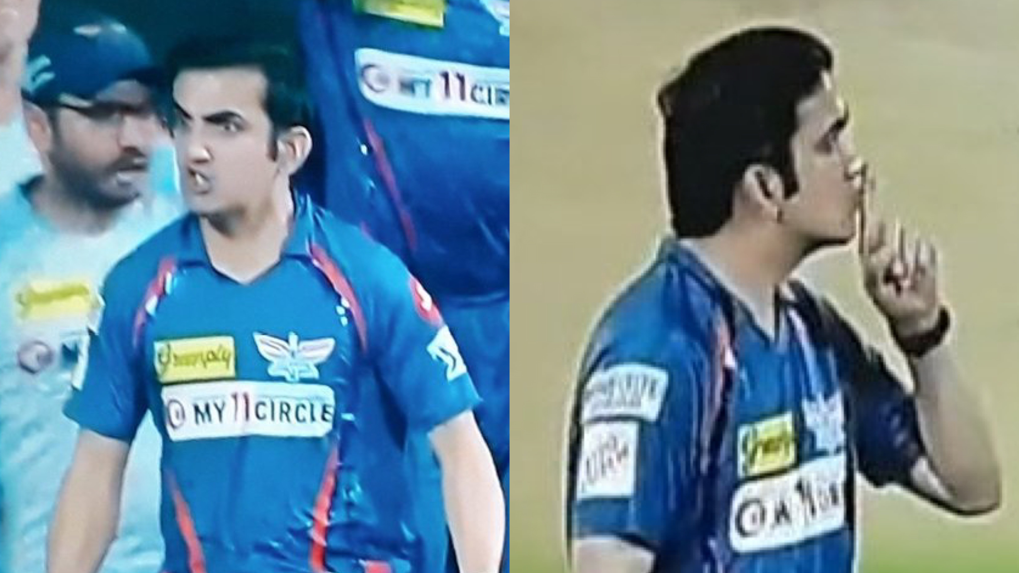IPL 2023 WATCH LSG mentor Gautam Gambhir goes berserk after