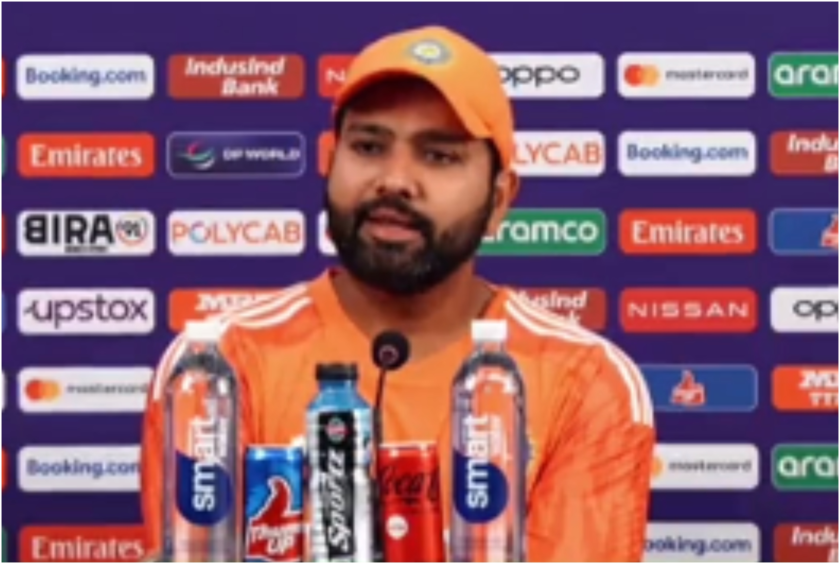 CWC 2023 “They are in great rhythm, don't want to rest,” Rohit Sharma