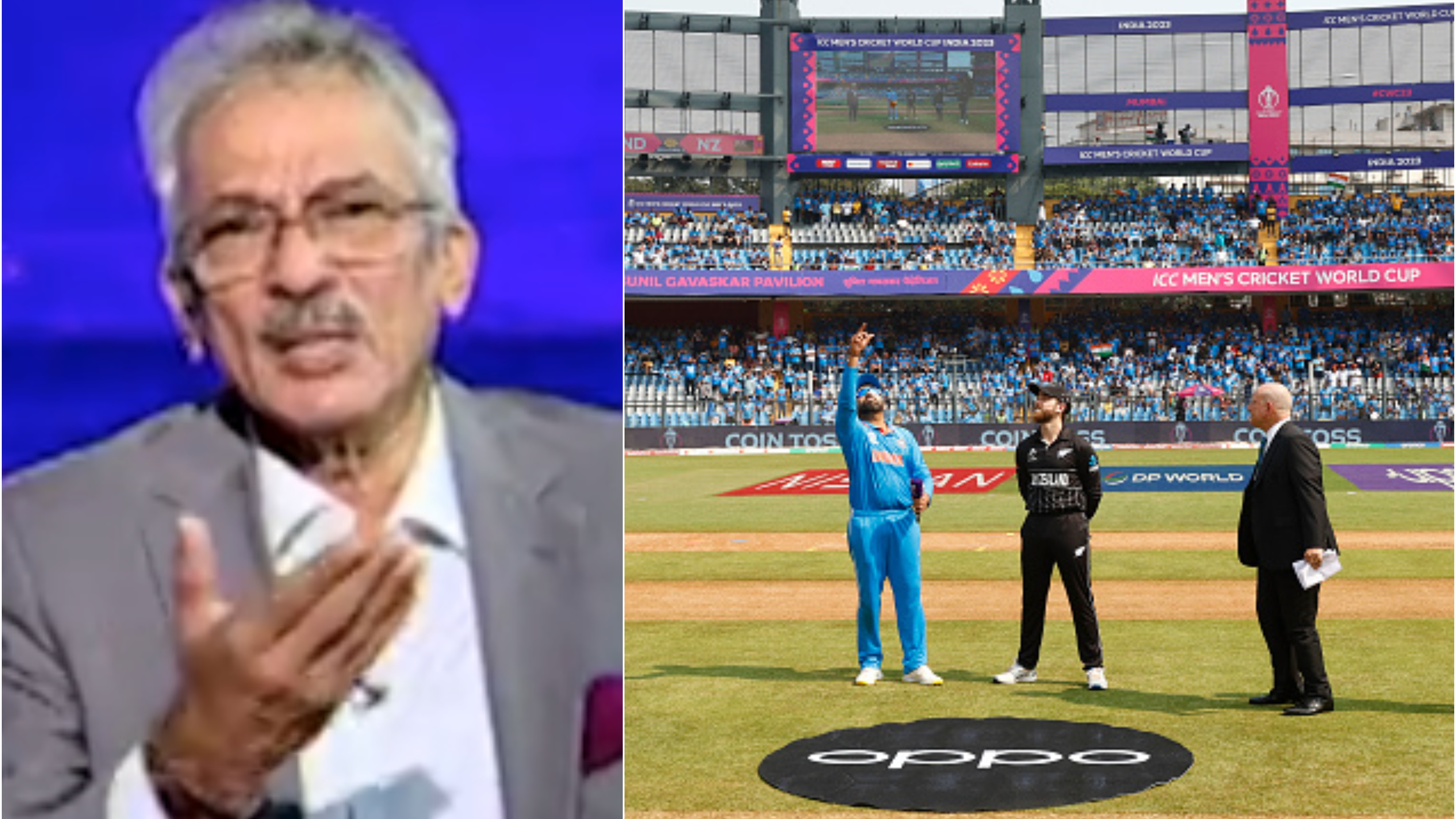 CWC 2023 WATCH “Rohit Sharma throws the coin far,” Sikandar Bakht