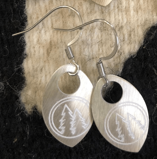 Circle Pines Logo Earrings Circle Pines Center
