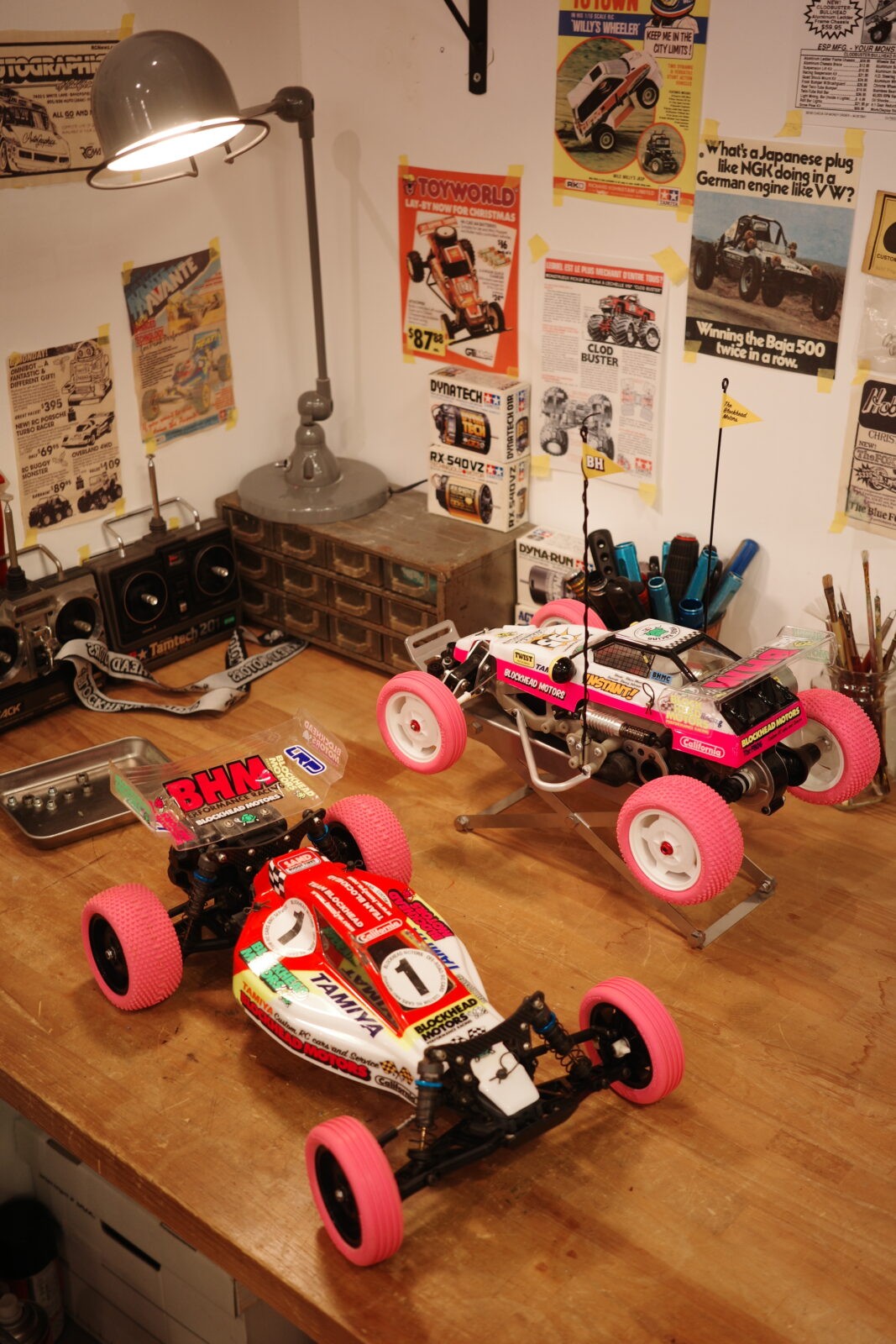 ブロックヘッドモータース　ラジコン タミヤ、「1/10RC ホットショットII BLOCKHEAD MOTORS」を本日3