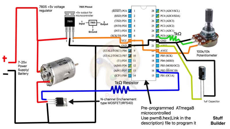 PWMSteuerung mit Atmel Basteln jenseits der Konsolen CircuitBoard