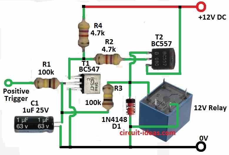 Simple Latch Circuit using Transistors Circuit Ideas for You