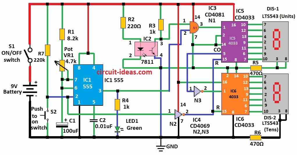 Simple Tachometer Circuit - Circuit Ideas for You