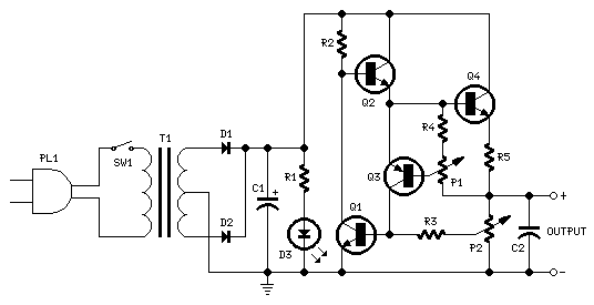 Free Wiring Diagram: 24v 10 Amp Variable Circuit