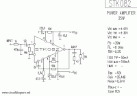 35W Power Amplifier with STK-082 - Schematic Design