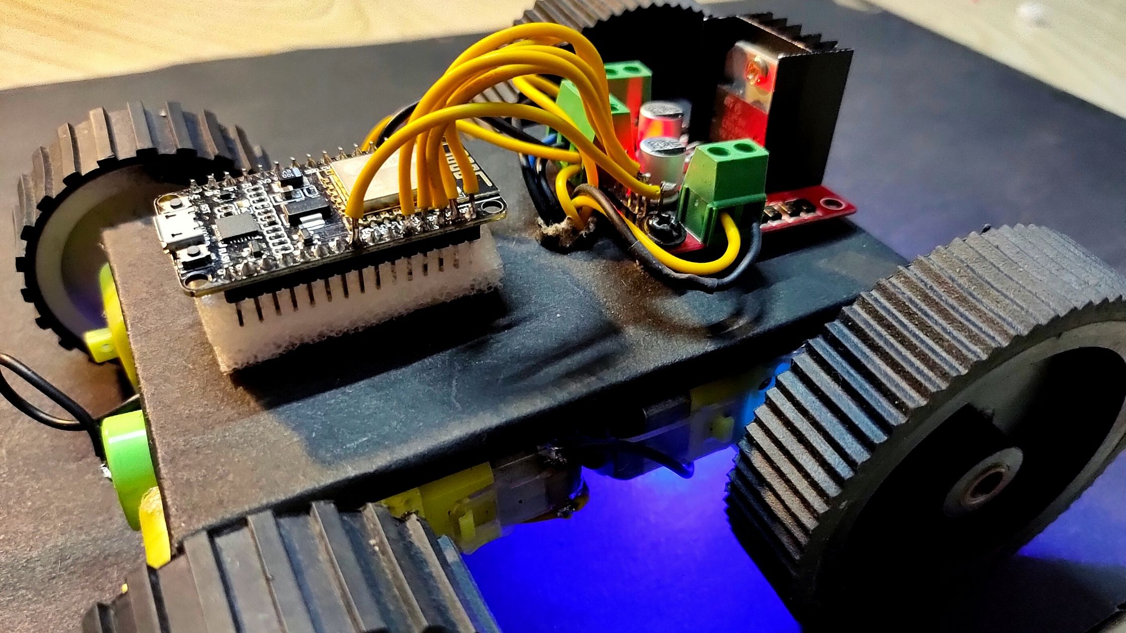WiFi Controlled Robot Car Using ESP8266 NodeMCU