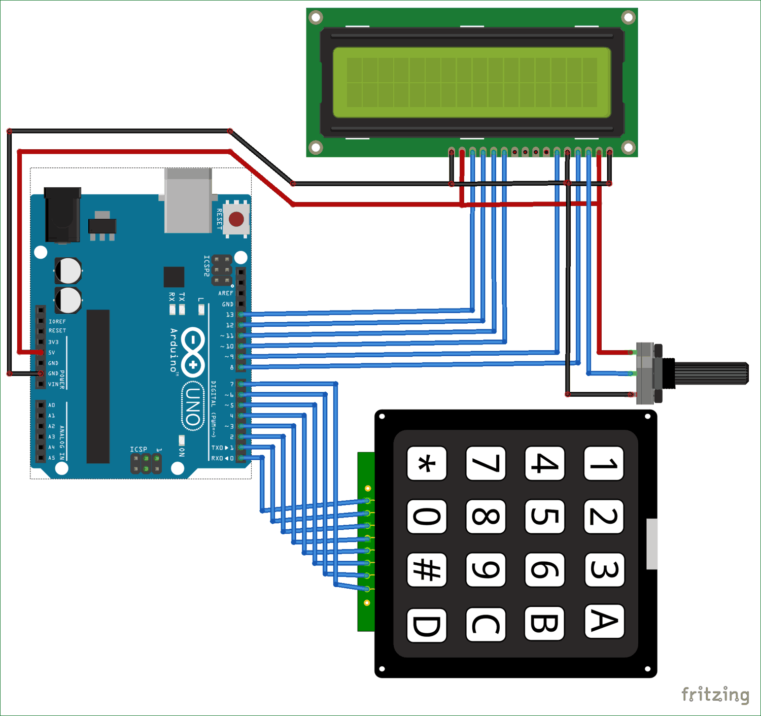 Circuit Diagram Of Keypad
