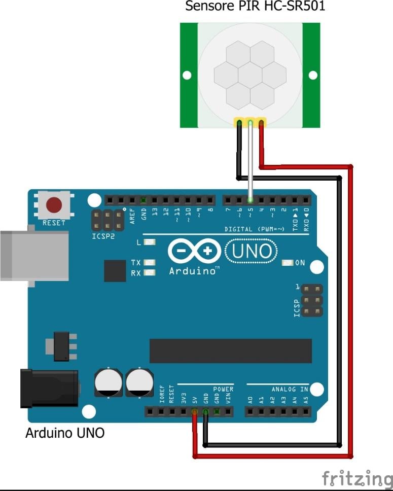 How to Interface HCSR501 PIR (Motion) Sensor with an Arduino