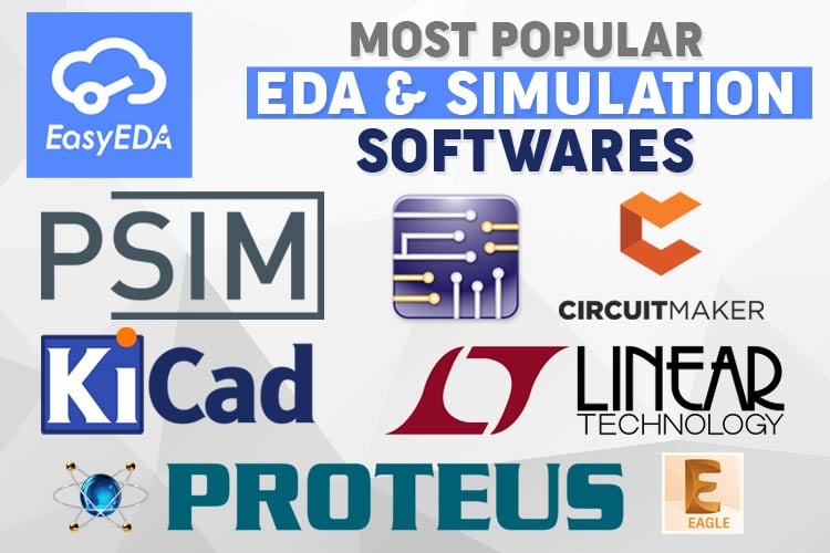 Comparison Between the Popular Electronics Simulation and EDA Software