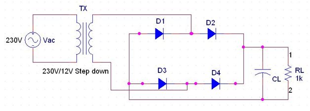 Circuit Diagram Full Wave Precision Rectifier