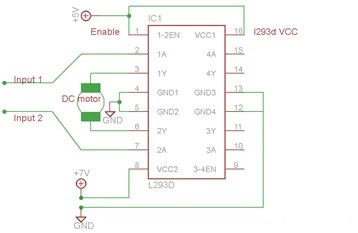 Simple DC Motor Speed Control Circuit Diagram using IC 555 Timer
