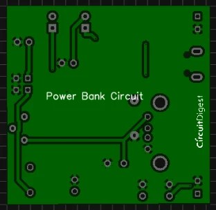 Power Bank Circuit Design on PCB