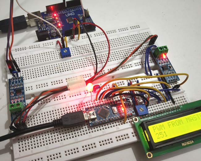 RS485 Serial Communication between Arduino Uno and Arduino Nano