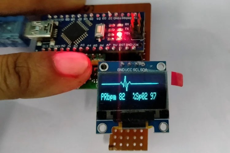 Build Your own Compact Arduino Based Pulse Oximeter Sensor Circuit