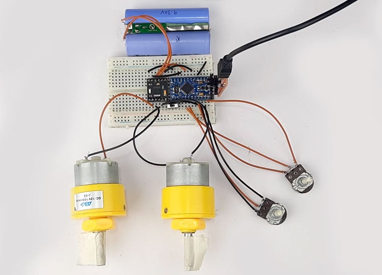 Interfacing DRV8833 Dual Motor Driver Module with Arduino