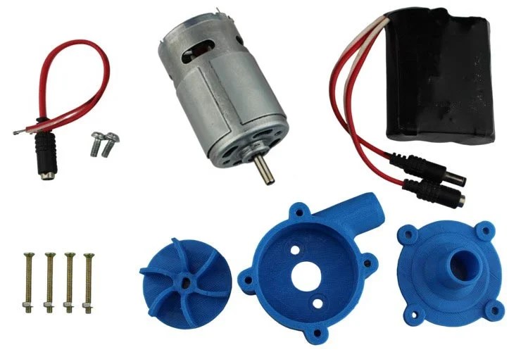 How to Convert your RS775 DC Motor into a Powerful Pump using 3D