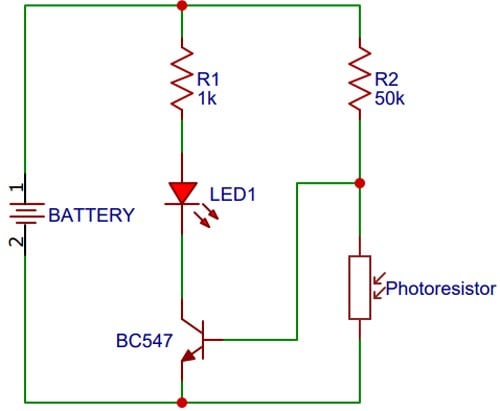 ldr sensor circuit diagram - Circuit Diagram