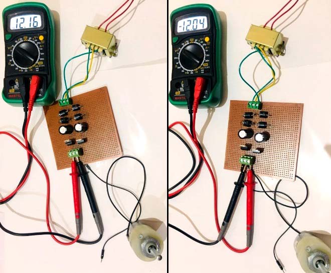 12v And Dual Power Supply Circuit Diagram