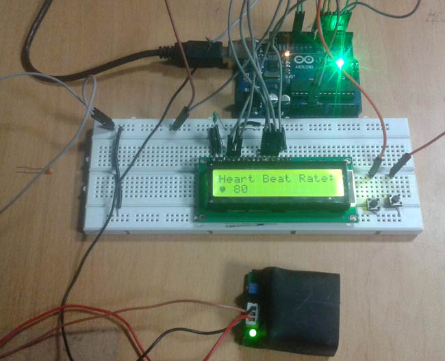 Arduino Based Heart Rate Monitor Project