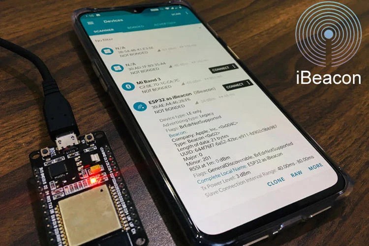 Build a ESP32 based Bluetooth iBeacon