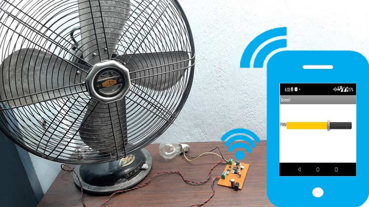 IoT Based AC Fan Speed Control using Smart Phone with NodeMCU and