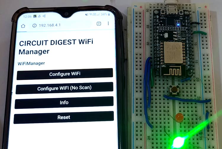 Using WiFi Manager on NodeMCU to Scan and Connect to WiFi Networks